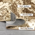 thumbnail image 4 of JoanKaren 2'x8' Abstract Area Rugs,Washable Kitchen Runner Abstract Marble Pattern Rug Runners for Hallways Non Slip for Bedroom Entryway,Brown, 4 of 7