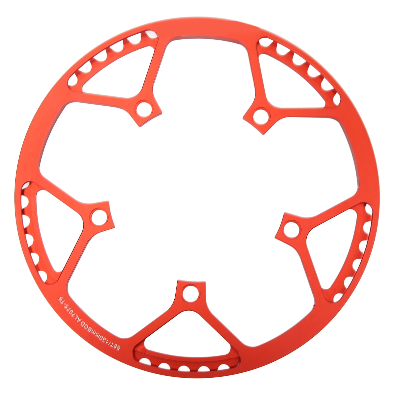MAYUJIAA Bike Chainring 56T 130BCD Red Aluminum Alloy