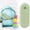 Green, variant on Snap Closure Pencil Box | Secure Snap Lock, Fix Desktop Sundry Mess, 1Pack Blue Plastic Storage Case, Office Bits Organizer, Vanity Storage & Holiday Travel Packing