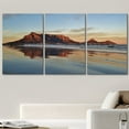 thumbnail image 2 of wall26 - 3 Piece Canvas Wall Art - Landscape of Cape Town and Table Mountain at Sunrise - Modern Home Art Stretched and Framed Ready to Hang - 16"x24"x3 Panels, 2 of 5