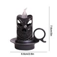 thumbnail image 3 of Fiudx Ofertas relámpago del día, solo en línea Linterna de calabaza de Halloween, luz de noche brillante, decoración de casa embrujada, bar, noche, jardín de infantes, escena de vela, accesorios, 3 of 4