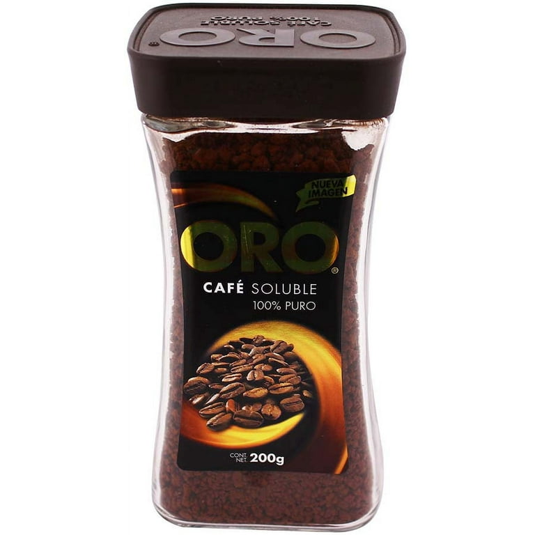 Cafe Oro Instant Coffee Blend, 200g Container, Medium Roast 