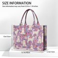 thumbnail image 3 of Large Capacity Tote Bag,Goldendoodle Dog and Flower Floral Handbag Fashion Luxury Tote Bag,15.7"x13"x 5.1" Inches,Laptop Compatible, 3 of 6