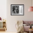 thumbnail image 3 of Historic Framed Print, Mrs. Franklin D. Roosevelt being escorted to the Faculty Club of Howard University, 17-7/8" x 21-7/8", 3 of 9