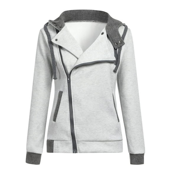 WXLWZYWL Trendy Sweatshirts For Women 2023 Women Casual Long Sleeve Loose Solid Hooded Hoodie