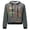 Orange, variant on Women's Zip Up Hoodie Gothic Style Spider Web Print Long Sleeve Hooded Sweatshirt Casual Jacket