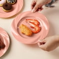 thumbnail image 6 of SHIMELE Stylish Breakfast Plates Ceramic-Look Serving Dishes Round Dining Plates Elegant Tableware Heat-Resistant Shatterproof Stackable Kitchen Plates for Home and Restaurant, 6 of 6