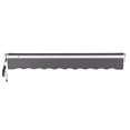 thumbnail image 4 of Awntech 16' x 10' Maui Left Motor Left Motorized Patio Retractable Awning, Gunmetal, 4 of 6