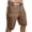 Brown, variant on Men's Cargo Shorts Men's Joggers with Pocket Athletic Shorts Comfortable Men's Summer Shorts Fashion Clothing