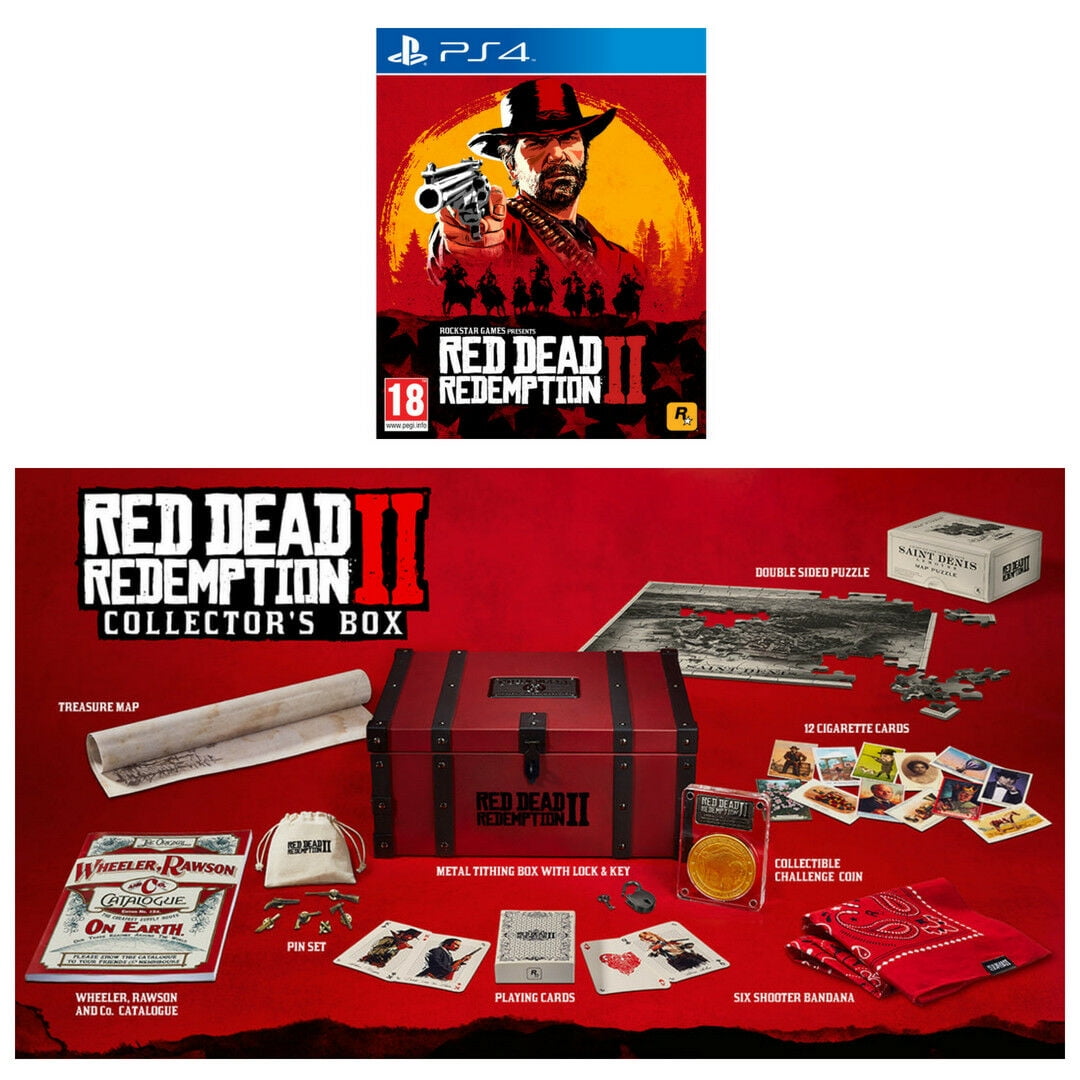 Red Dead Redemption 2 Caixa de edição de coleção com pacote de