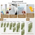 thumbnail image 6 of Sage Green Marble Window Privacy Film, Modern Ombre Abstract Ink Painting Art Static Cling UV Sun Blocking Heat Control Window Tint, Non-Adhesive One Way Windows Privacy Cover 17.7''x78.7'', 6 of 7