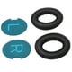 thumbnail image 3 of Almohadillas para los oídos, repuesto de reparación de cojines para auriculares, apto para QC2 QC15 AE2 AE2I QC25, negro, 3 of 5