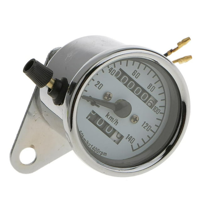 12v Universal De Doble Metros Odómetro Motocicleta Velocímetro DYNWAVEMX Dual Medidor