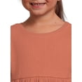 thumbnail image 4 of easy-peasy Toddler Girl Long Sleeve Babydoll Top, Sizes 12 Months-5T, 4 of 6
