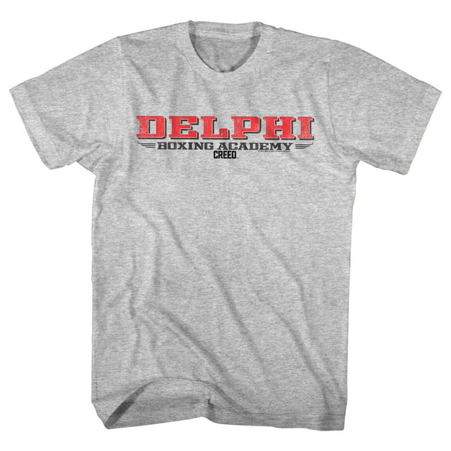 Rocky Mgm Movie Creed Delphi Boxing Academy Adult American Classics T-Shirt Tee
