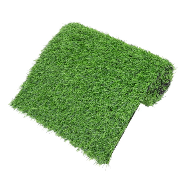 WRITWAA Outdoor Fake Grass Mat For Patios Green Weather Resistant Polyester 1Pack