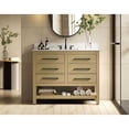 thumbnail image 2 of Elegant Kitchen and Bath 42  inch Single Bathroom Vanity in Honey Brown with backsplash, 2 of 10