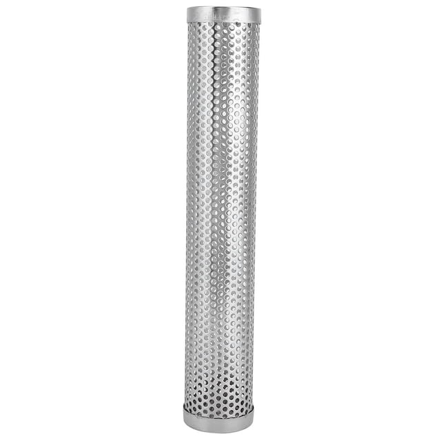 Tubo ahumador portátil de acero inoxidable de 12 pulgadas para barbacoa, accesorio para parrillas eléctricas, de carbón y gas, redondo