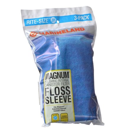UPC: 0047431907690 | Marineland Magnum Internal Polishing Filter Floss Sleeve Rite-Size JH Floss Sleeve – 3 Pack