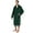 Green, variant on Mens Soft Robe Bathrobe for Men, Lightweight Fleece Male Robe Long Bath Shower Spa with Shawl Collar and Pockets (Red Black, S/M)