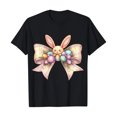 thumbnail image 1 of Camiseta de Cuello Redondo de Manga Corta de la Mujer, Top de Moda para Invierno Y Primavera Impresa de Navidad Casual 3/4, 1 of 7