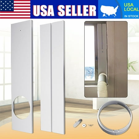 Umbrella Spare Parts 2Pcs Adjustable Window Slide Kit Plate Portable Air Conditioner Spare Parts 26~47