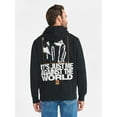 thumbnail image 3 of 2Pac Men's and Big Men's Front Back Graphic Hoodie with Long Sleeves, Sizes XS-3XL, 3 of 5