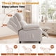 thumbnail image 3 of Korser Sillón Reclinable Push Back Con Bolsillos,Pequeño Para Espacios Reducidos,Lino,Beige, 3 of 7