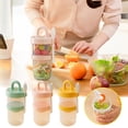 thumbnail image 1 of Sentmoon Double Layer Breakfast Cup with Lid and Spoon Simple Yogurt Parfait Container Salad Bowl Portable To Go Food Storage Cup for Diet Meal Prep Takeaway Oatmeal Fruit Lunch Box, 1 of 10