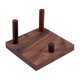 thumbnail image 3 of Caballete mineral pequeño, soporte de madera para obras de arte, juego de caballete decorativo coleccionable medio, 3 of 9