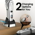 thumbnail image 5 of Professional Dog Grooming Clippers: Cordless Rechargeable Thick Hair Clipper with Detachable Metal Combs, Low Noise Heavy-Duty Pet Clippers for Curly/Fine/Wavy Hair, 676pro, 5 of 6