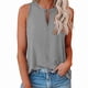 thumbnail image 2 of Camiseta sin mangas NikouMX suelta para mujer verano con parte delantera cuello en V, 2 of 2