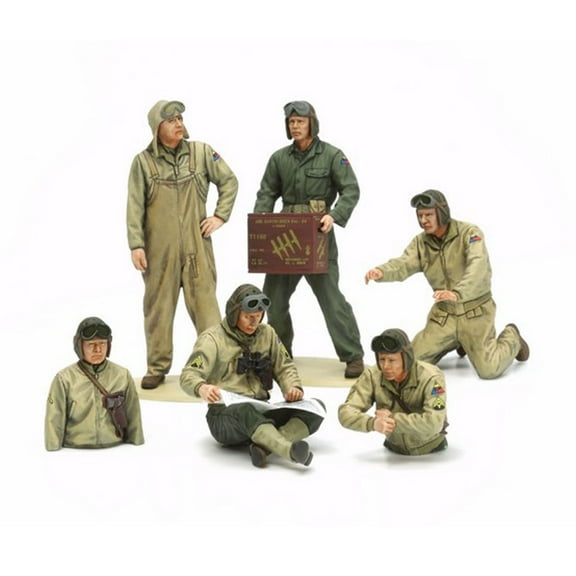 Tamiya USA TAM35347 1/35 US Tank Crew Set European Theater