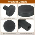 thumbnail image 4 of 10Pack Round Cabinet Knobs,  1.2" Dia x 0.98" Height Drawer Knob Handle Pulls for Kitchen Cabinets Bedroom Dresser Wardrobe, Grey, 4 of 6