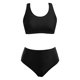 thumbnail image 4 of Trajes de baño para mujer, Trajes de baño para mujer, Traje de baño sin mangas liso de moda para mujer, Traje de baño con relleno y efecto push-up, Traje de baño de playa para mujer, 4 of 4