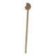 thumbnail image 3 of 3PCS Cabinet Key Latch Leaf Shaped Cabinet Locking Pin Brass Chinese Latch Bolt for Home Furniture, 3 of 4