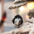 thumbnail image 2 of TIELUTT Christmas Baby Acrylic Christmas Hanging Ornament Christmas Tree Christmas Decorations Mini Hanging Glass Vase with Rope Birds Stained Glass Window Hanging Decorations Paper Decorations, 2 of 8