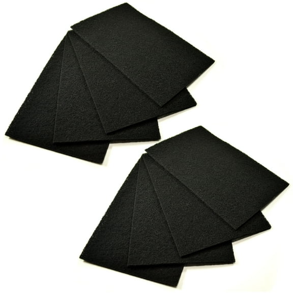 HQRP 8-Pack Carbon Pre-Filter C fits Holmes HAPF600, HAPF600D, HAPF600D-U2, HAPF600PDQ HEPA Air Cleaner Filters