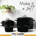 thumbnail image 4 of Millvado Granite 1 Quart Saucepan, Naturally Nonstick Sauce Pots, Speckled Enamel Cookware, Small Sauce Pan for Cooking and Boiling, Granite Cooking Pot for Stovetop, Campfire, Outdoor Stove, 4 of 6