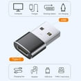 thumbnail image 4 of USB to USB C Adapter for 15 14 13 Data Transfer Fast Charging Adapter USB Male to Type-C Female Converter Portable, 4 of 9