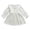 0##White1384, variant on Kiijoy Little Girls Cotton Ruffle Long Sleeve Dress Casual Solid Skater Dresses, Green