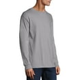 thumbnail image 4 of Hanes Mens Premium Beefy-T Cotton Long Sleeve T-Shirt, Sizes S-3XL, 4 of 6