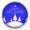 Blue, variant on Choose Color | Holiday Scene Snap Jewelry Ginger Charm Button, For Interchangeable DIY Customizable Accessories