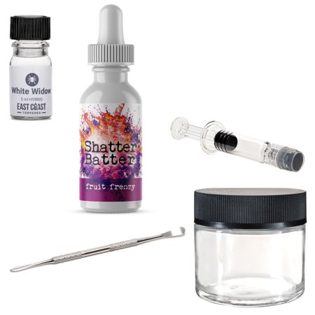 Shatter Batter 1oz Fruit Frenzy and ECT 5ml White Widow with Mix and Store (Latisse 5ml Best Price)