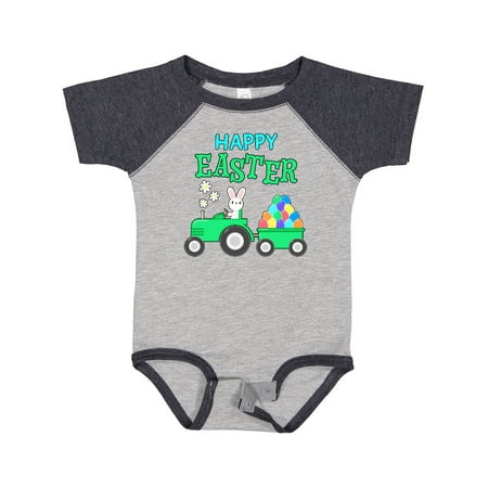 

Inktastic Happy Easter Bunny and Tractor Gift Baby Boy or Baby Girl Bodysuit