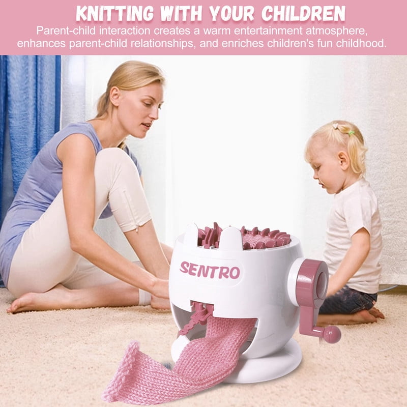 Knitting Machine, 22 Needles Knitting Machines for Kids, Crochet Knitting Machine Kit for Sock/Hat/Pumpkin