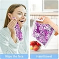 thumbnail image 6 of Dreamtimes 4 PCS Cotton Washcloths Towel Set, Highly Absorbent & Soft Baby Wash Cloths, 12"x 12" Face Hand Towels for Bathroom, Multi-Purpose Fingertip Towels (Lovely Bouquet), 6 of 7
