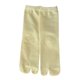 thumbnail image 4 of Calcetines con puntera dividida, calcetines Tabi para mujer, prácticos, transpirables, suaves, tipo sandalia, con chanclas Amarillo claro, 4 of 7