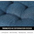 thumbnail image 6 of Tromlycs Chair Cushions for Dining Chairs Kitchen Seat Cushions Room 4 Pack Pads with Ties Indoor Non Slip Office 18x18 Inch, Blue, 6 of 7