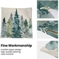 thumbnail image 7 of Watercolor Dark Green Tree Pillow Covers 18X18 Set of 2, Nature Themed Christmas Throw Pillow Covers Rustic Forest Pillowcase Decor for Indoor Outdoor Home Sofa Bedroom Living Room, 7 of 7